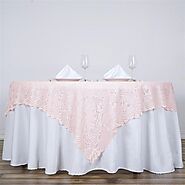 Tips to Save Up on Wedding Tablecloths and Overlays