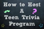 How to Host a Teen Trivia Program