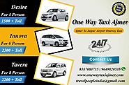 Ajmer to Jaipur Taxi Service Call Now & Get 5% off