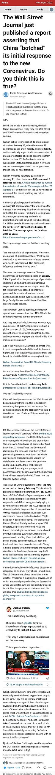 r/Sino - on China's response to the coronavirus