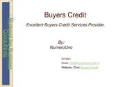Buyers credit - All About the Buyers Credit