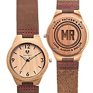 Father's Day Tailored Bamboo Wooden Watch | Swanky Badger