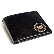 Limited Edition Leather Wallet - Circle | Swanky Badger
