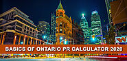 Basics of Ontario PR calculator 2020 - CRS Points Calculator
