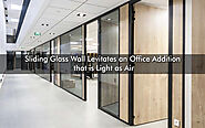 Sliding Glass Wall Levitates an Office Addition that is Light as Air – Satkartar Glass Solutions