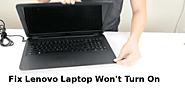 Lenovo laptop won't turn on