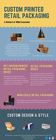 Custom Printed Retail Packaging Products