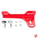 Offset License Plate Bracket Red