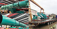 Organic fertilizer equipment drum granulator and disc granulator being export