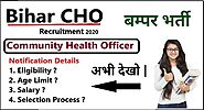 Bihar CHO Recruitment 2020 | Bihar Board Portal | Apply Online for 1050
