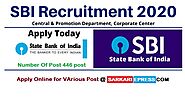  SBI SCO Recruitment 2020 | SBI Career | Apply Online for 446 Posts