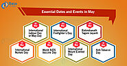 Important Dates and Events in May - DataFlair