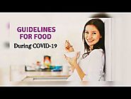 Guidelines For Food During COVID 19