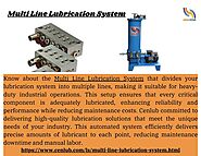 Multi Line Lubrication System