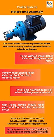 Best Motor Pump Assembly in India