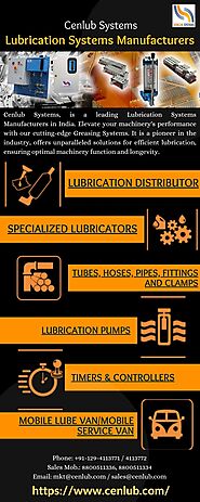 Top Notch Lubrication Systems Manufacturers