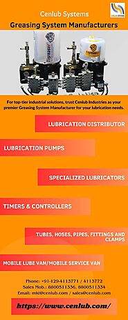 Best Greasing System Manufacturers For Your Industry