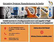 Greasing System Manufacturers in India