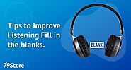 Improve PTE Listening Fill in The Blanks Scores - 79score.com