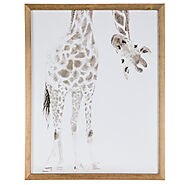 Giraffe Looking Upside Down Wood Wall Decor | Hobby Lobby | 1641356