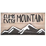 Climb Every Mountain Wood Wall Decor | Hobby Lobby | 1469485