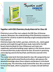 Together with ICSE Chemistry Study Material for Class 10 | edocr
