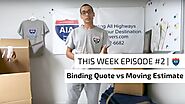 Moving Estimates vs Binding Quote - What are the differences?