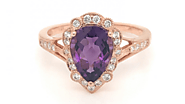 The Legend Behind Amethyst Diamond Engagement Rings