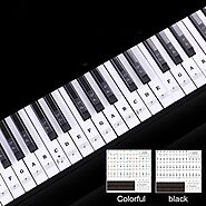 Piano Keyboard PVC Stickers | Shop For Gamers