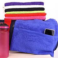 Gym Towel with Zip Compartment