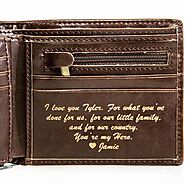 Worlds #1 Best Seller Personalized Leather Wallets | Swanky Badger