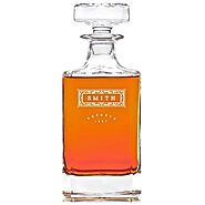 Personalized Whiskey Decanters with Custom Engraving | Swanky Badger