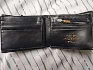 Personalized Front Pocket Leather Wallet - Basic | Swanky Badger