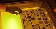 What changes the photo etching process by ferric chloride?