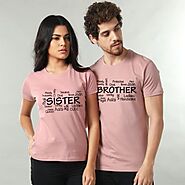 Get Trendy Graphic For Brother And Sister T Shirts at Beyoung