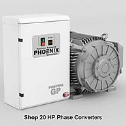 20 HP Rotary Phase Converter - GP20PL Single Phase To Three Phase