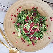 Channeling more Christmas food love ❤ with pomegranate!