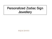 Personalized Zodiac Sign Jewellery