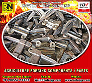 Agriculture Components Forgings manufacturers exporters in India Ludhiana http://www.rnforge.com +91-9855716638