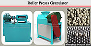 Application of roller granulator and granule pressing