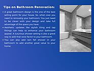 Tips on Bathroom Renovation