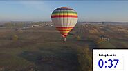Hot Air Balloon 11 01 Showcaster . One minute Countdown timer for live Broadcasts
