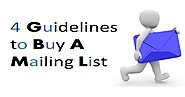 4 Guidelines to Buy a Mailing List