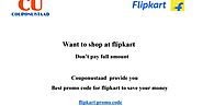 flipkart promo code - Google Slides