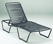 Baja Strap Stackable Adjustable Chaise Lounge - Bistro Tables & Bases