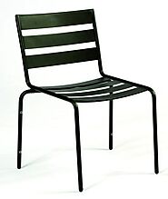 Metro Stackable Dining Side Chair #110002 - Bistro Tables & Bases