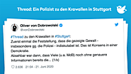 Thread: Ein Polizist zu den Krawallen in Stuttgart | Twitterperlen