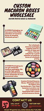Custom Printed Macaron Boxes | Customized Macaron Boxes