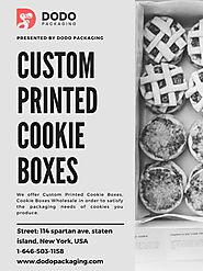 Custom Printed Cookie Boxes | Get Custom Style & Sizes
