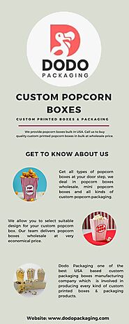 Custom Popcorn Boxes | Get Cheap Popcorn Boxes